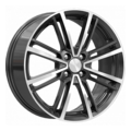 7x17/4x100 ET43 D60,1 Эрфурт-оригинал (КС903) Алмаз черный